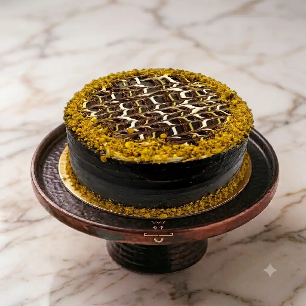 Dubai Chocolate — signature gelato cake available for pickup in Sandy Springs, Atlanta