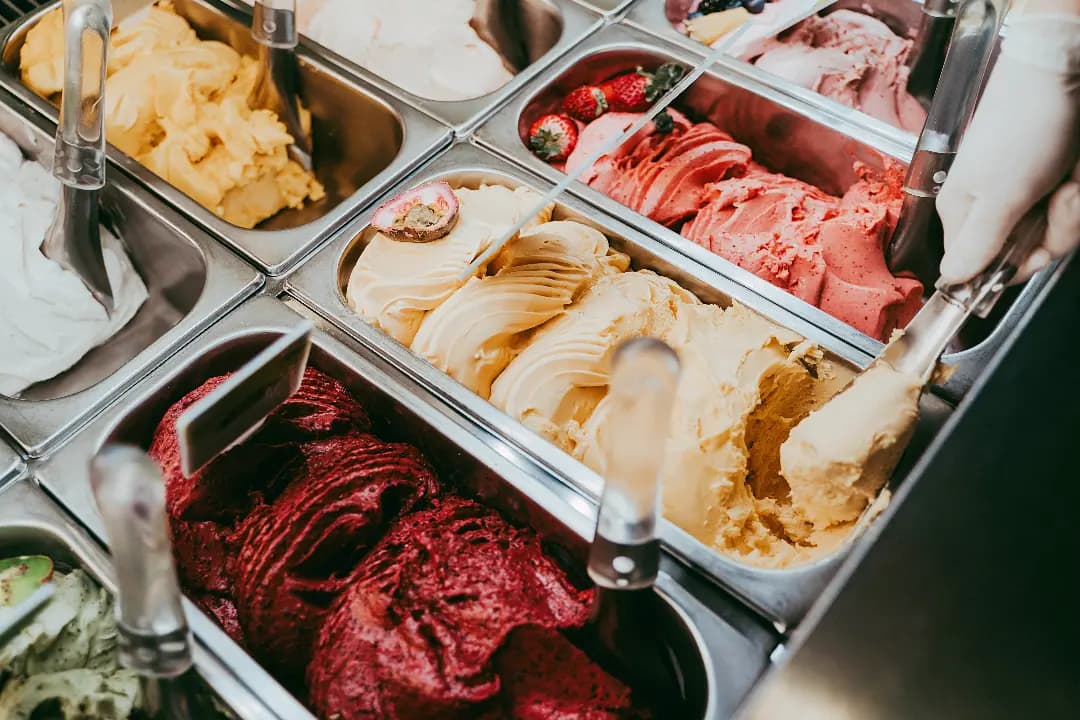 Freshly prepared Artisanal Gelato flavors available at our Sandy Springs boutique